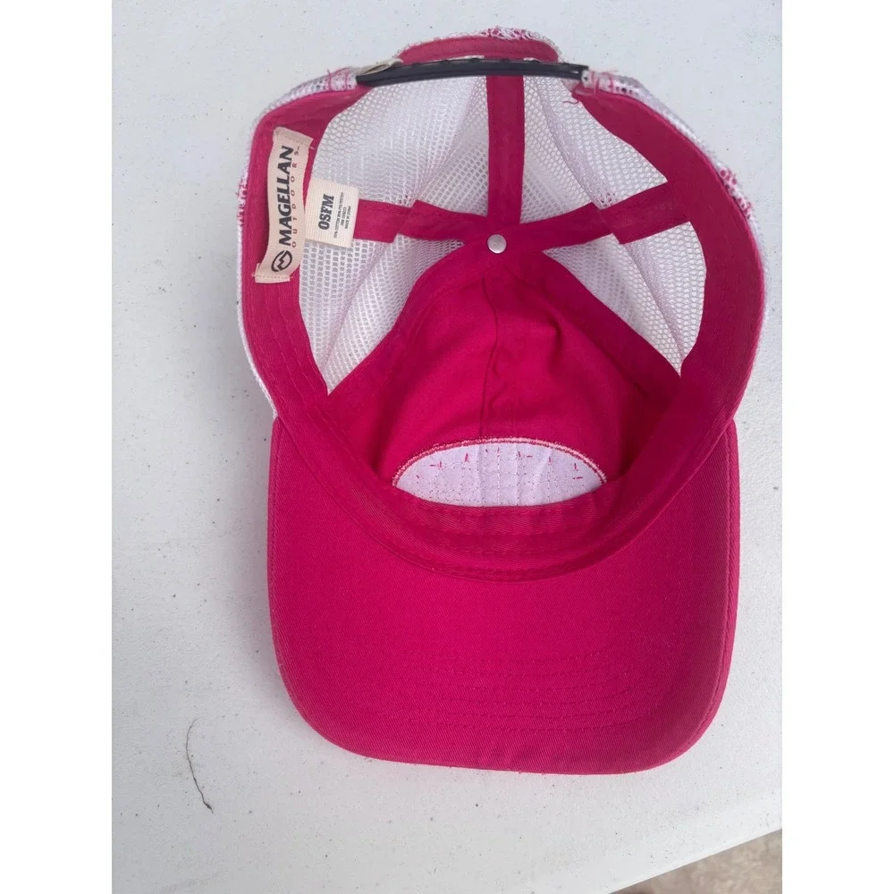Magellan Outdoors Trucker Hat Women OSFM Marlin Mesh Snapback LIKE NEW